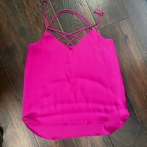 Express Women's Pink magenta Strappy Top